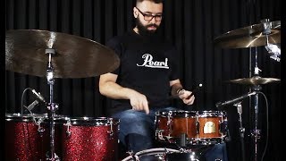 Video thumbnail for Caixa Pearl Signature Omar Hakim 13x5" Mahogany Quick Check by Batera Clube Drum Shop