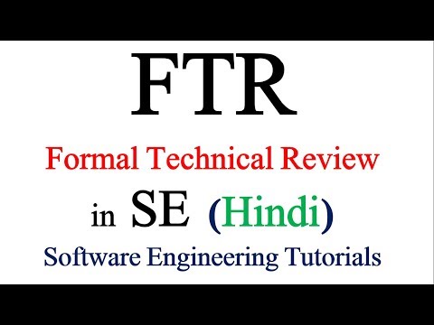FTR ( formal technical review ) in Hindi | Software Engineering Tutorials