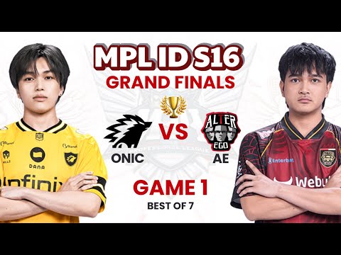 ONIC vs Alter Ego Esports Game 1 | Grand Finals | MPL ID Season 16