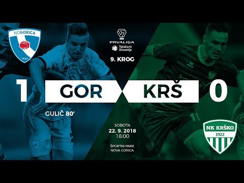 9.krog: Gorica - Krško 1:0 ; Prva liga Telekom Slovenije 2018/2019
