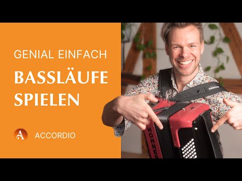 Accordion bass lines with ingeniously simple fingering