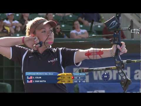 Christie Colin v Jamie Van Natta – compound women's gold | Ogden 2012 Archery World Cup S3