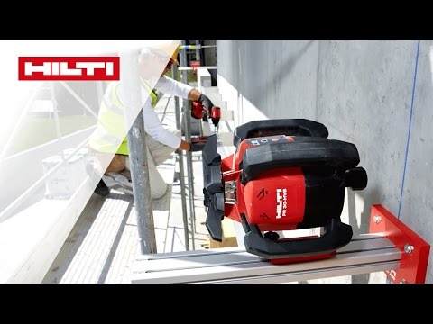 DEMO des Hilti PR 30-HVS A12 Rotationslasers - Fassaden montieren