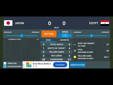 World Cup 1 Group B Japan - Egypt (2-0)