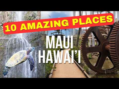 Maui Hawaii 10 AMAZING places you NEED to see on your next trip!