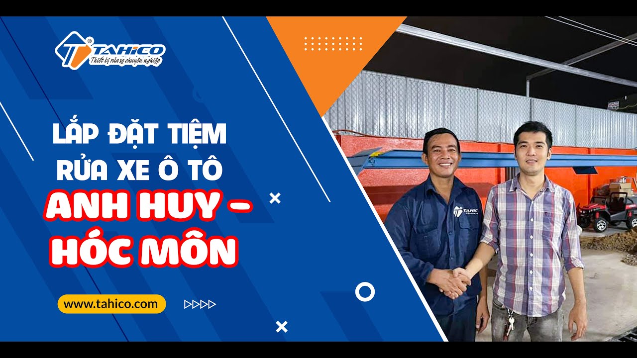 Lắp tiệm rửa xe ô tô cho anh Huy ở B14 thống nhất 1 tân Thới nhì - Hóc Môn 9