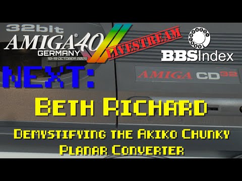 Amiga 40 Germany Panel: Demystifying the Amiga CD32 Akiko Cornerturn Memory with Beth Richard (EN)