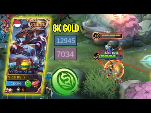 YSS PAKE EMBLEM JUNGLE INI?! | SAMPE BEDA GOLD 6K CUAN MAX | TOP GLOBAL YSS - Mobile Legends