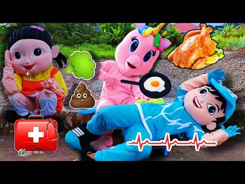 Drama Badut Lucu Squid Game Ibu Hamil Sakit Perut Kebelet EEK 💞 Dokter Dokteran Boboiboy Pingsan