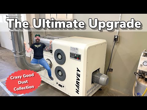 Ultimate Woodshop Upgrade || Installing My New Dust Collector