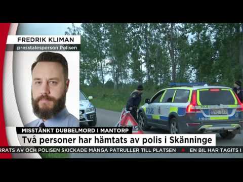 "Hämtat in två personer till förhör" - Nyheterna (TV4)