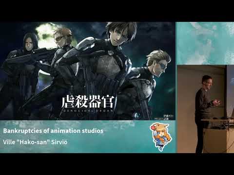 Bankruptcies of animation studios (Desucon Frostbite 2019)