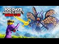 I Survived 100 Days In DARK FANTASY Minecraft Hardcore