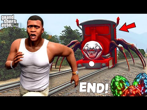 Choo Choo Charles ATTACK In GTA 5 | Found Franklin CHARLES EGGS | Lovely Boss