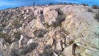 Quad Copter Video near desert Cliffs Pahrump NV