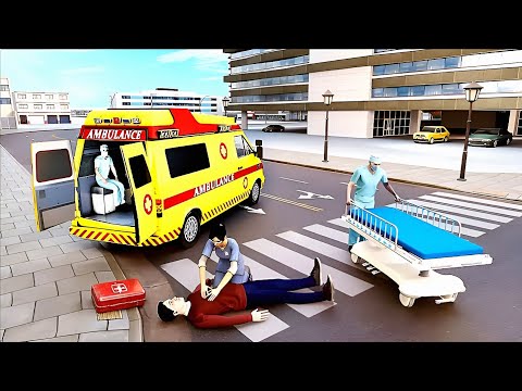 Ambulance Rescue City Driving 3D - City Ambulance Rescue Simulator 3d 2025 - Android GamePlay