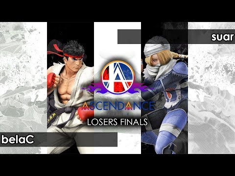 Smash 4: belaC (Ryu) V PG | suar (Sheik/Cloud) - Ascendance 43 Tournament SSB4