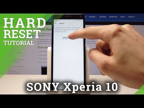 Sony Xperia 10 Hard Reset / Wipe Data / Restore Defaults