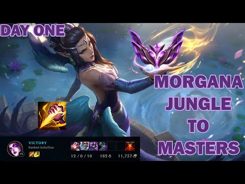 12-0 1v9 Morg Game | Morgana Jungle To Masters Day 1