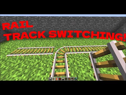 Switching Rail Track Directions in Minecraft 1.18.2+