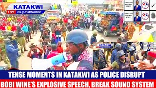 Download lagu Tense Moments in Katakwi as Police Break  Bobi Wine’s Sound System, Beat Up his Security mp3