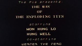 Way Of The Expolding T*ts on ZX Spectrum. A somewhat NSFW text adventure