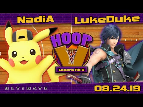 NadiA (Pikachu) vs. LukeDuke (Chrom) - Losers Rd 6 - Hoop V