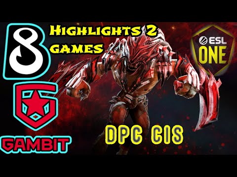 Gambit vs B8 - ESL One DPC CIS - Highlights