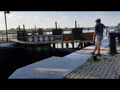Manually operated Locks 1, 2 and 3 of the Chambly Canal