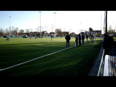 Assendelft E1 - SVW 27 E1 10 dec schot Justin