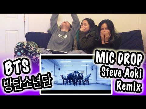 [KPOP REACTION] BTS 방탄소년단 -- MIC DROP (STEVE AOKI REMIX)