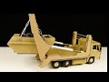 How To Make Skip Loader Heavy Truck From Cardboard Automatic Loading Unloading