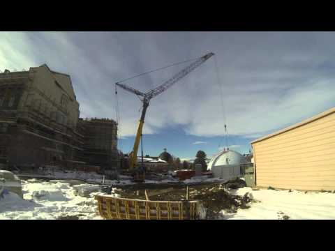 Daniel Felix Ritchie Building: Dome Lift Time Lapse