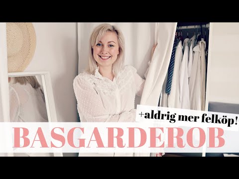 DEN PERFEKTA BASGARDEROBEN - SÅ GÖR DU //ALDRIG MERA FELKÖP //Planera dina nyckelplagg med mig /2020