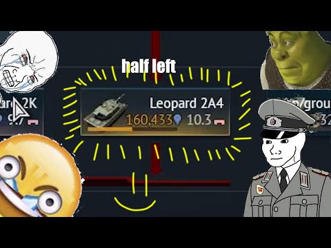 Painful grind to the LEOPARD 2A4 in war thunder