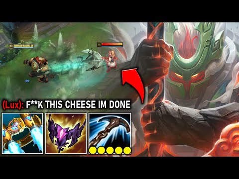 NAUTILUS BUT I'M MID LANE AND TILT THE ENEMY TEAM (LUX LEGIT RAGE QUITS)