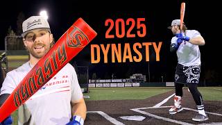 Video thumbnail: Hitting with the Louisville Slugger Dynasty | 2025 BBCOR Baseball Bat Review