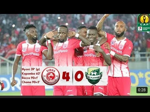 MAGOLI YA SIMBA vs FC PLATINUM ( 4 - 0) HIGHLIGHTS