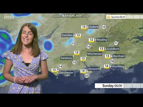 Alex Osbourne BBC ONE South Today weather August 7th 2021 in HD! - 60 fps Good Quality
