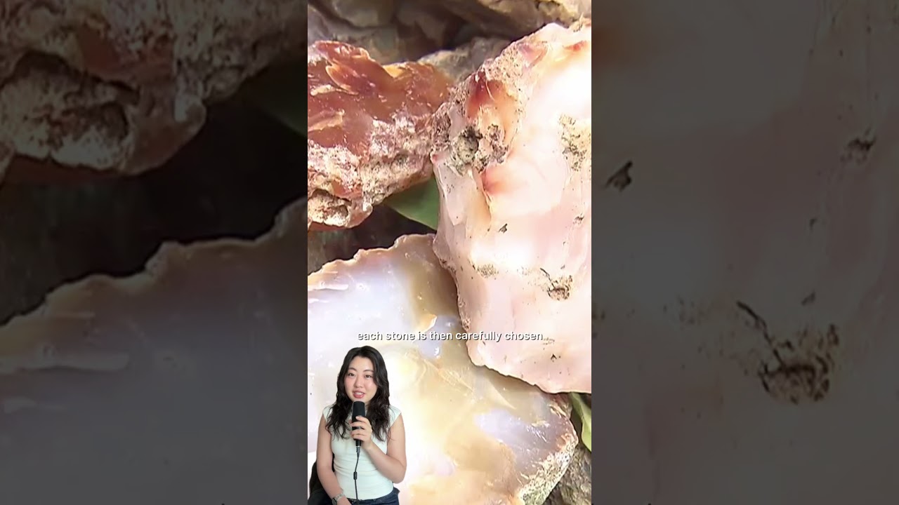 CRAFT CHRONICLES ep.125 → The Stone That Burns to Life #agate #agatestone #gemstonejewelry #fukui