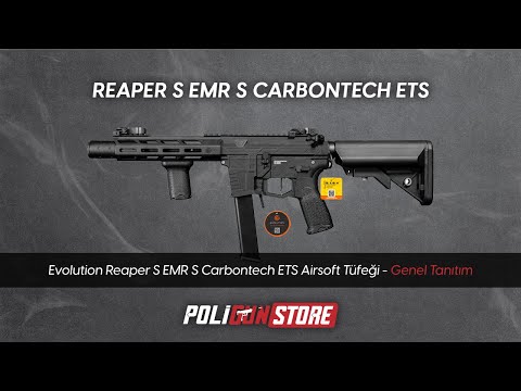 Evolution Reaper S EMR-S Carbontech ETS Airsoft Tüfeği İncelemesi | Poligun Store