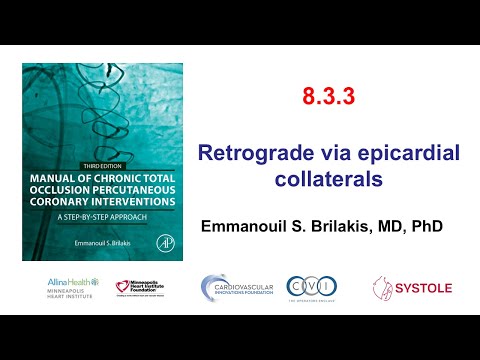 8.3.3: Manual of CTO PCI - Retrograde via epicardial collaterals