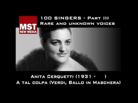 Part III: Rare and unknown voices - ANITA CERQUETTI