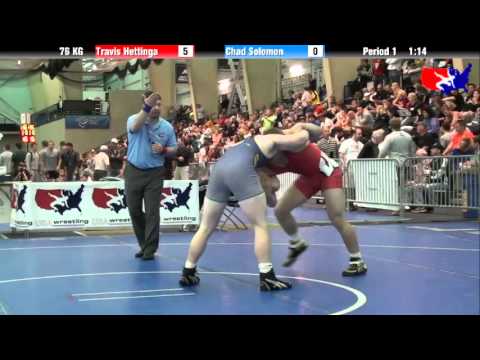 Travis Hettinga vs. Chad Solomon at 2013 FILA Cadet Nationals - FS