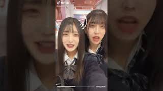 女子高生　加工　二人組