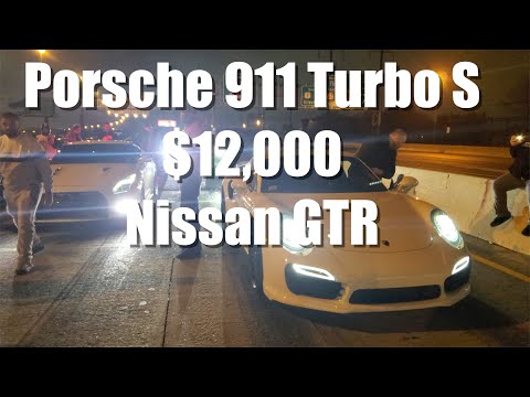 ibo Modded Porsche 911 Turbo S vs EdLova Modded GTR $12,000💰💰