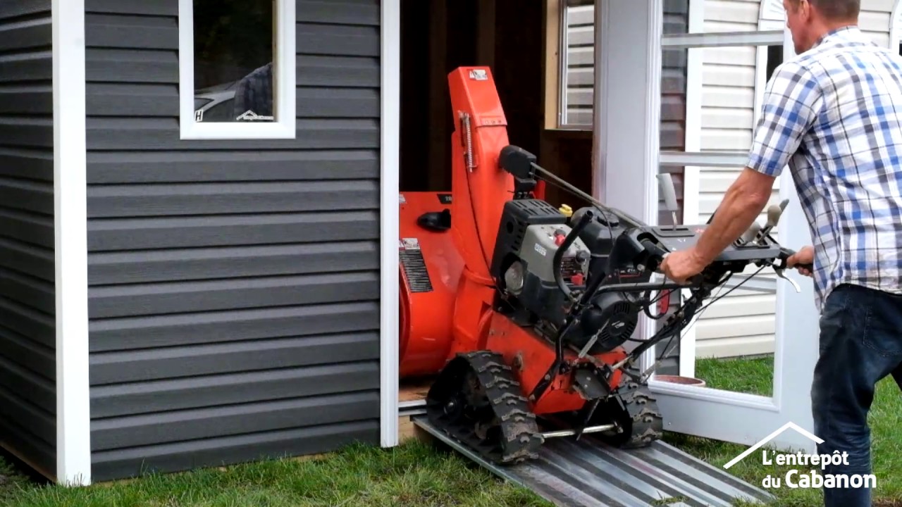 Rampe d'accès pour cabanon, remise à jardin
