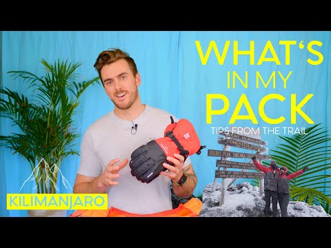What to Pack - Mount Kilimanjaro - (8 day hike)