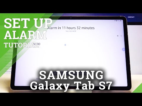 How to Set Up Alarm Clock on SAMSUNG Galaxy Tab S7 – Schedule Alarms