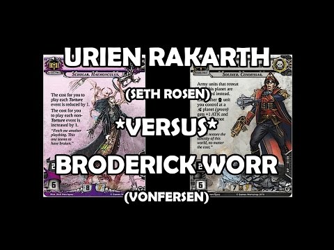Urien Rakarth versus Broderick Worr - Warhammer 40,000: Conquest